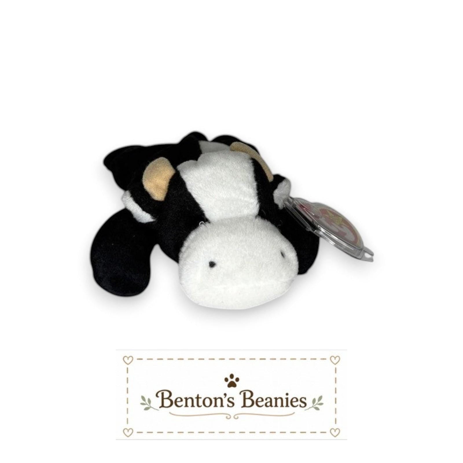 Daisy the Cow TY Beanie Baby | Mint Heart/Tush Tag