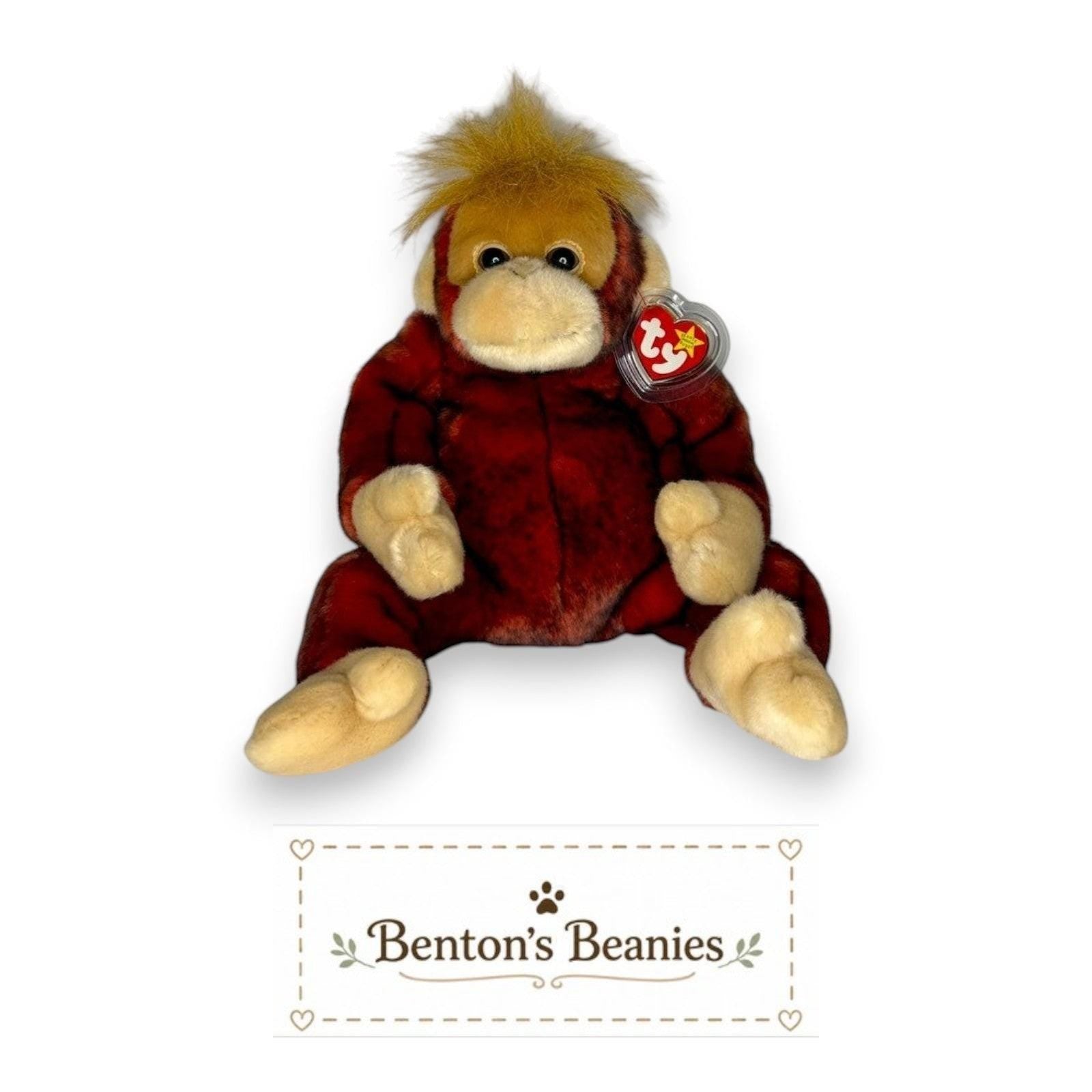 Schweetheart the Orangutang TY Beanie Buddies | Mint Tags