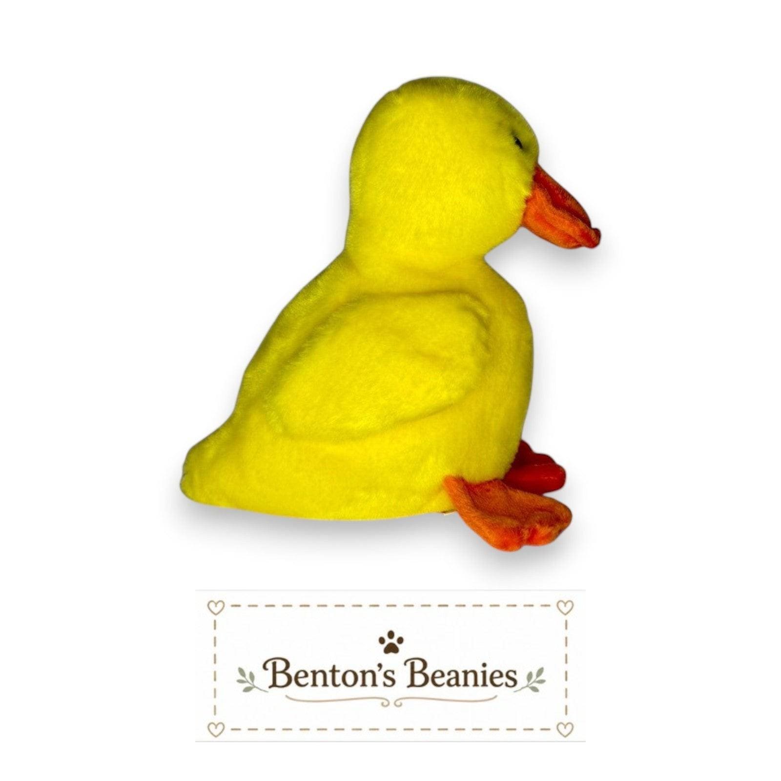 Quackers the Duck TY Beanie Buddies | Mint Tags