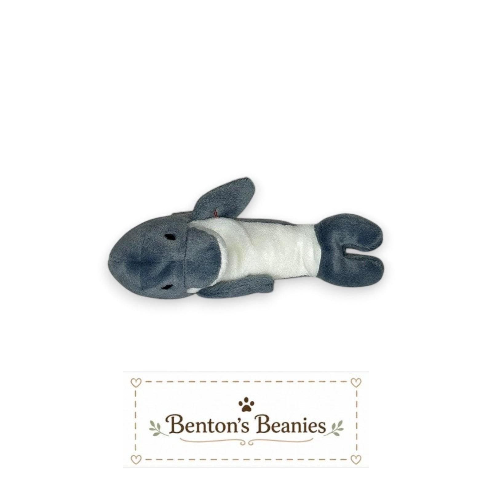 Echo the Dolphin TY Beanie Baby | Mint Heart & Tush Tag