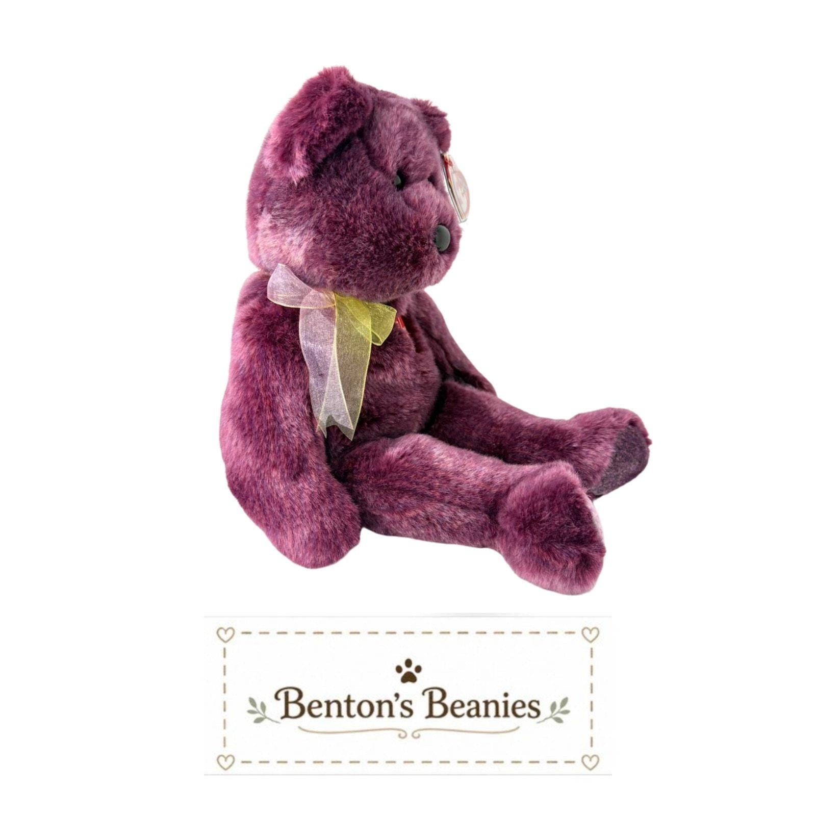 2000 Signature Bear TY Beanie Buddies | Mint Heart Tush Tags