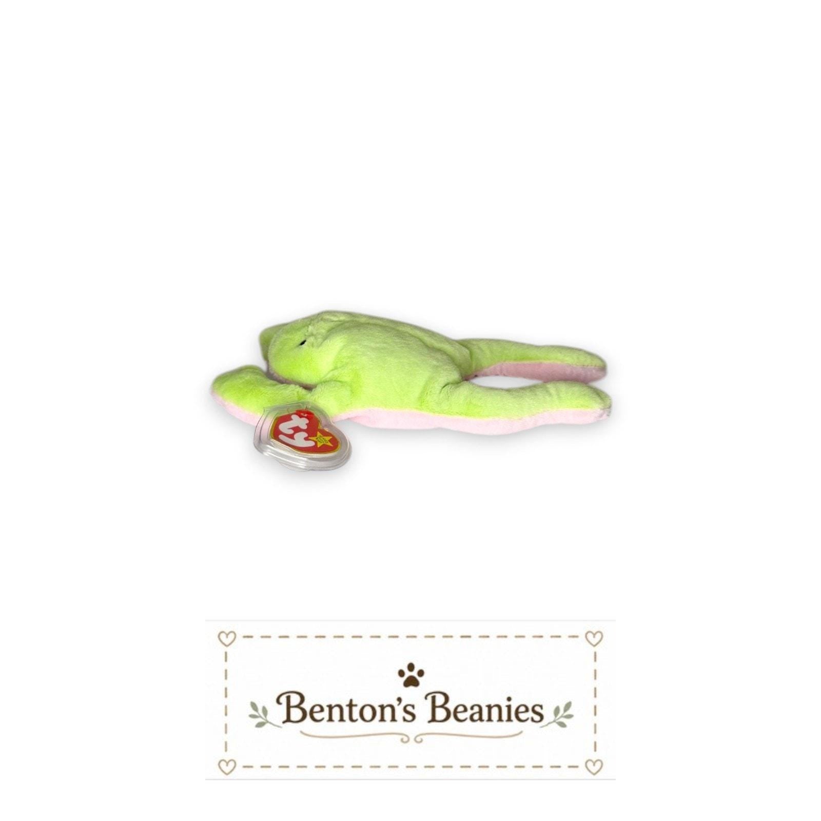 Legs II the Frog TY Beanie Baby | Mint Heart & Tush Tag