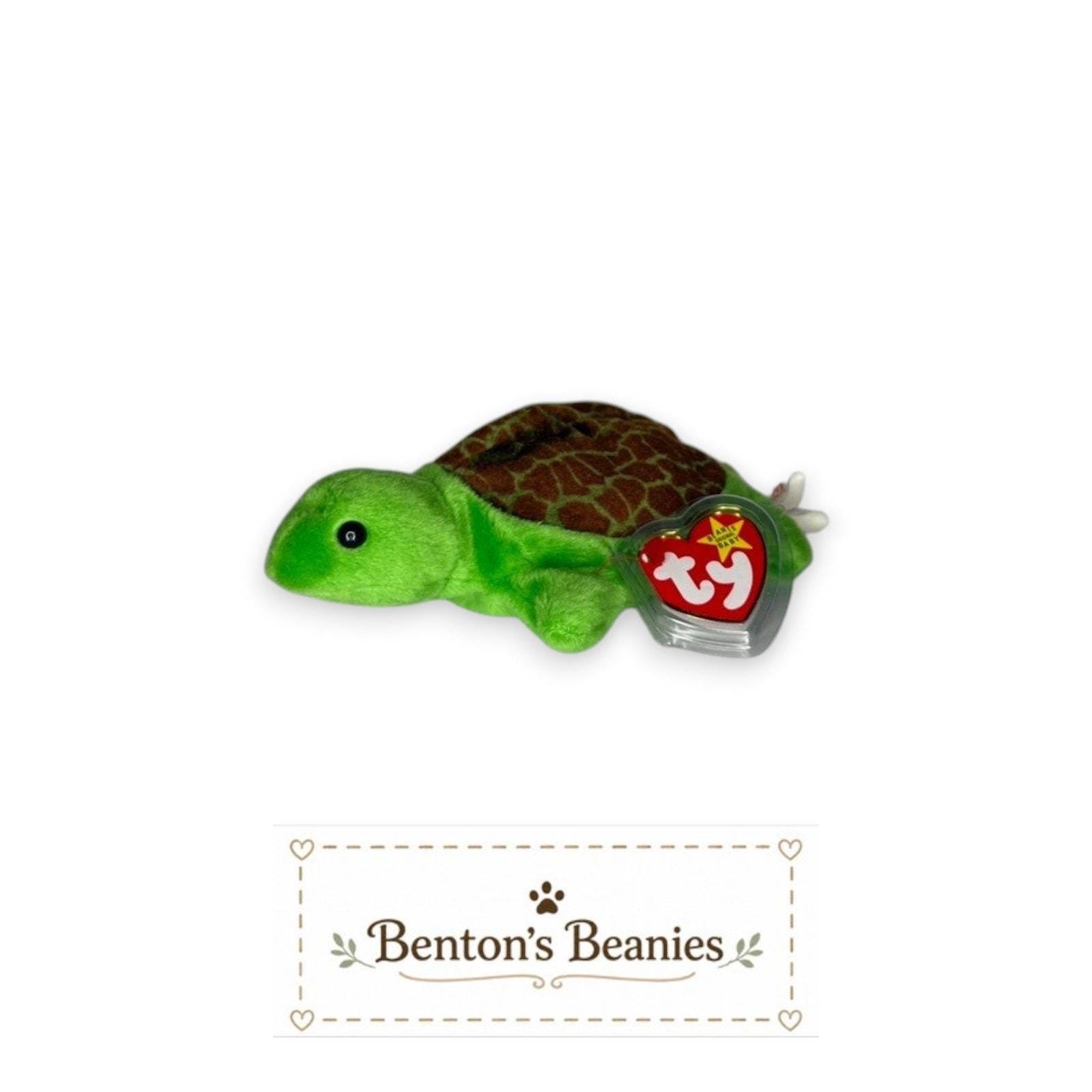 Speedy the Turtle TY Beanie Baby | Mint Heart/Tush Tag