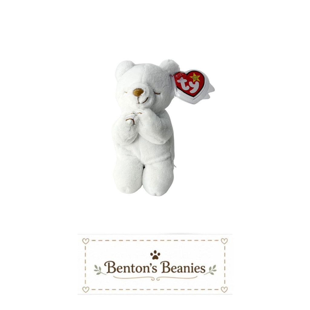 Hope II the Bear TY Beanie Baby | Mint Heart & Tush Tag