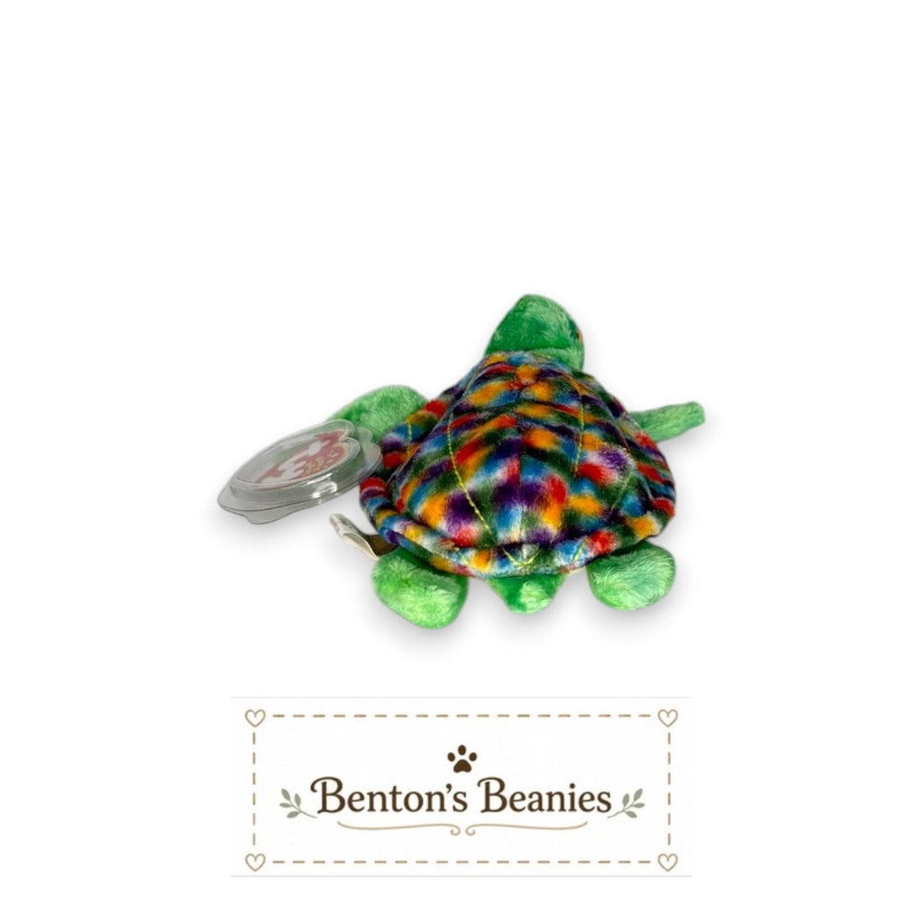 Zoom the Sea Turtle TY Beanie Baby | Mint Heart & Tush Tag