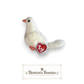 Serenity the Dove TY Beanie Baby | Mint Heart & Tush Tag