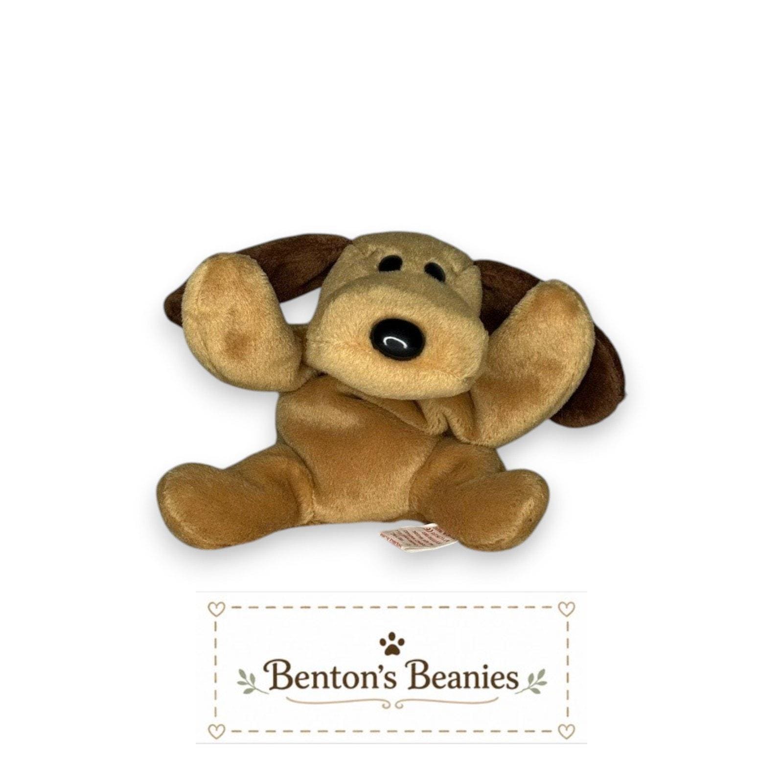 Bones the Dog TY Beanie Baby | Mint Heart & Tush Tag
