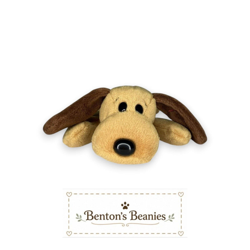 Bones the Dog TY Beanie Baby | Mint Heart & Tush Tag