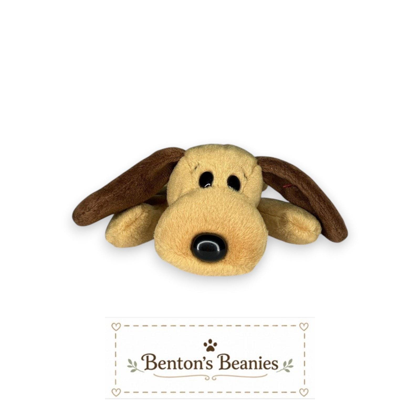 Bones the Dog TY Beanie Baby | Mint Heart & Tush Tag