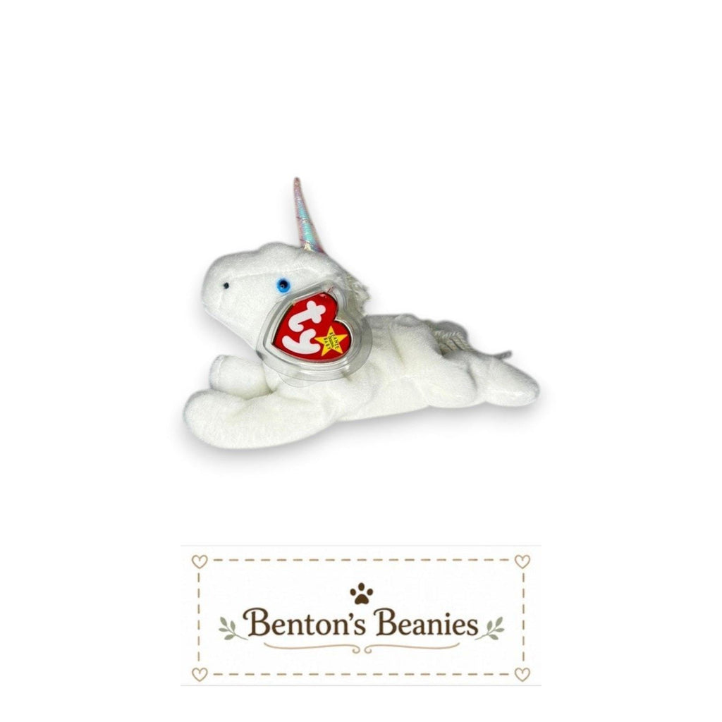 Mystic the Unicorn TY Beanie Baby | (Shiny/Yarn) Mint Tags