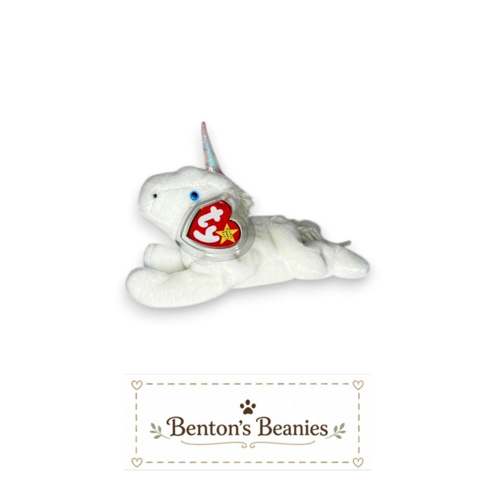 Mystic the Unicorn TY Beanie Baby | (Shiny/Yarn) Mint Tags