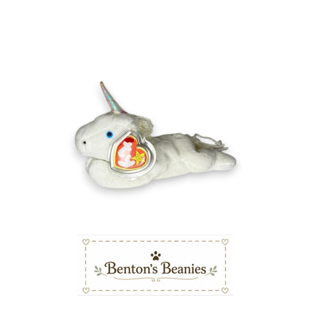 Mystic the Unicorn TY Beanie Baby | (Shiny/Yarn) Mint Tags