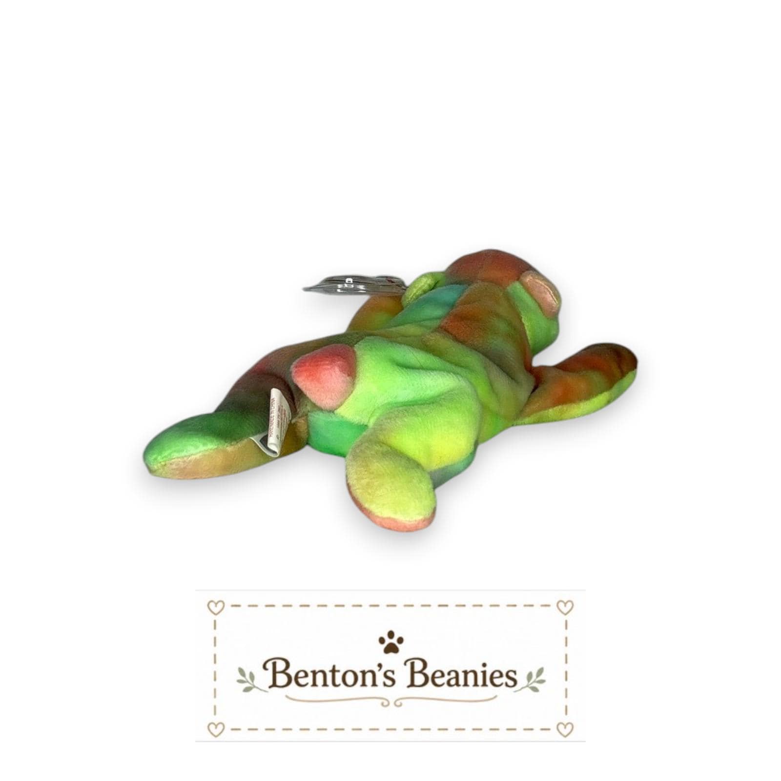 Sammy the Bear TY Beanie Baby | Mint Heart & Tush Tag