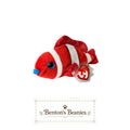 Jester the Fish TY Beanie Baby | Mint Heart & Tush Tag