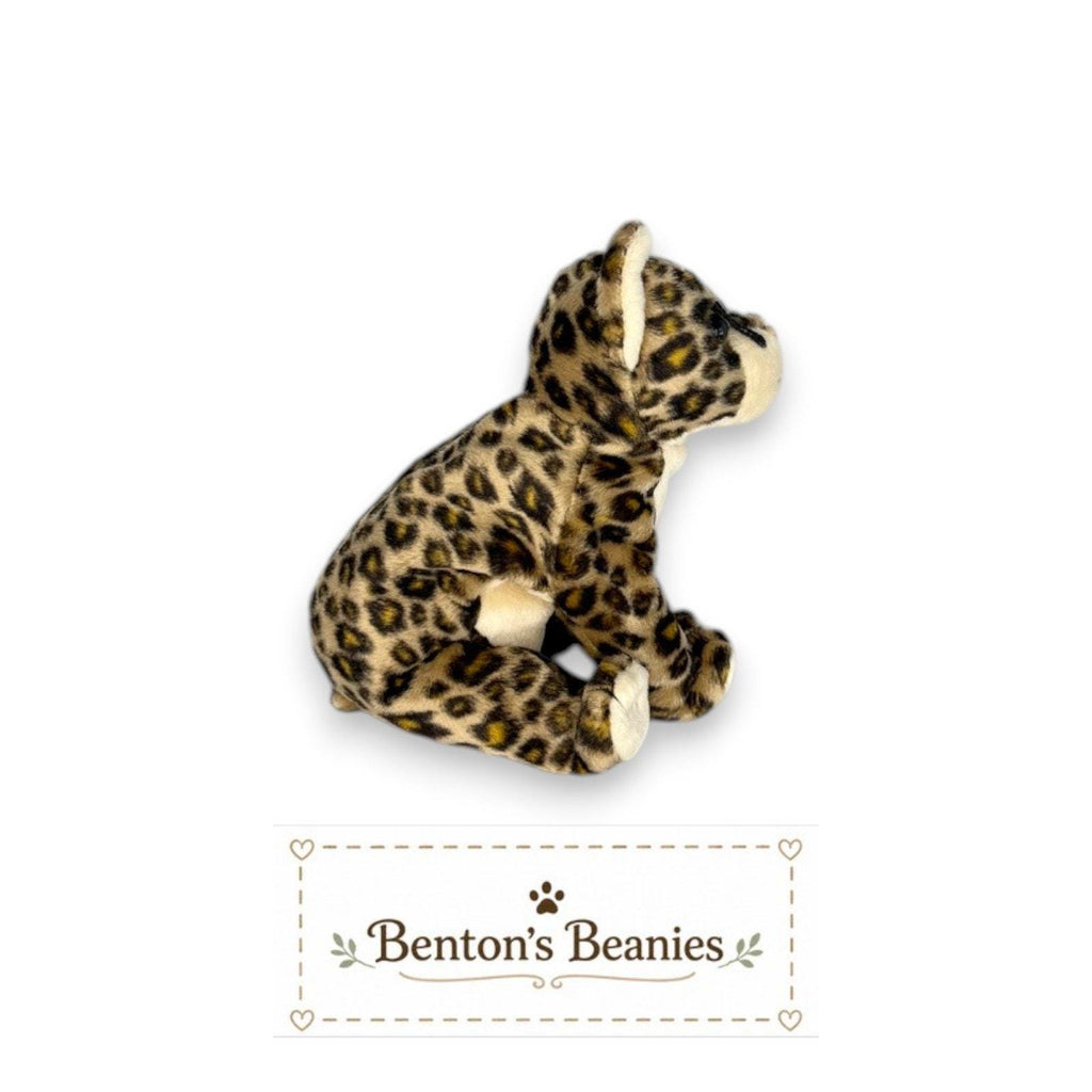 Sneaky the Leopard TY Beanie Baby | Mint Heart & Tush Tag