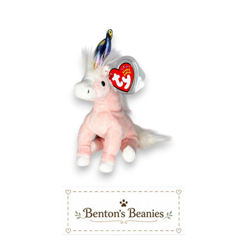Charmer the Unicorn TY Beanie Baby | Mint Tags