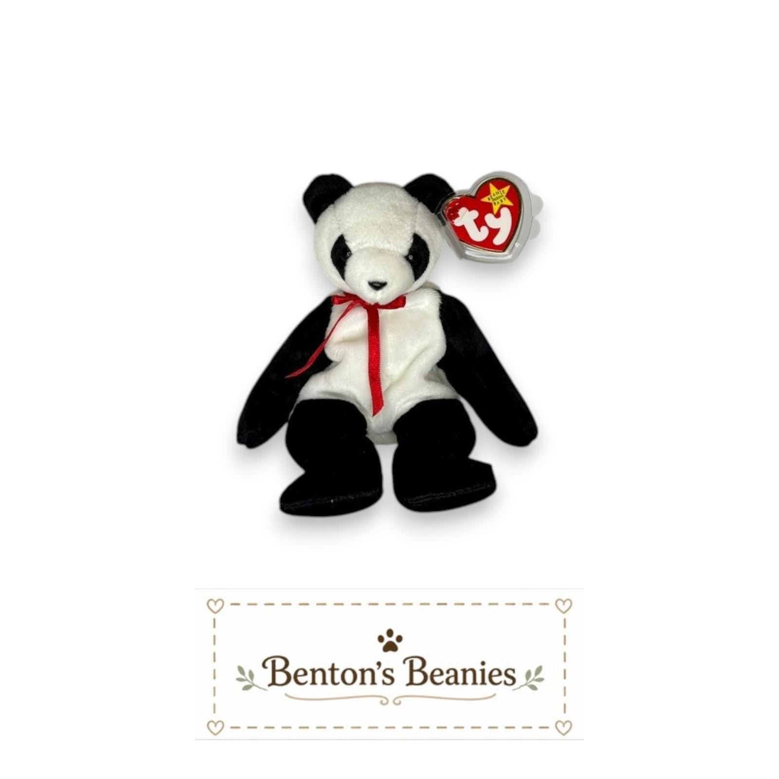 Fortune the Bear TY Beanie Baby | Mint Heart & Tush Tag