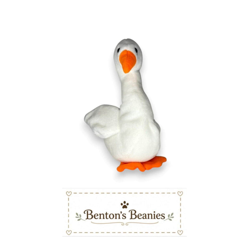 Gracie the Swan TY Beanie Baby | Mint Heart & Tush Tag
