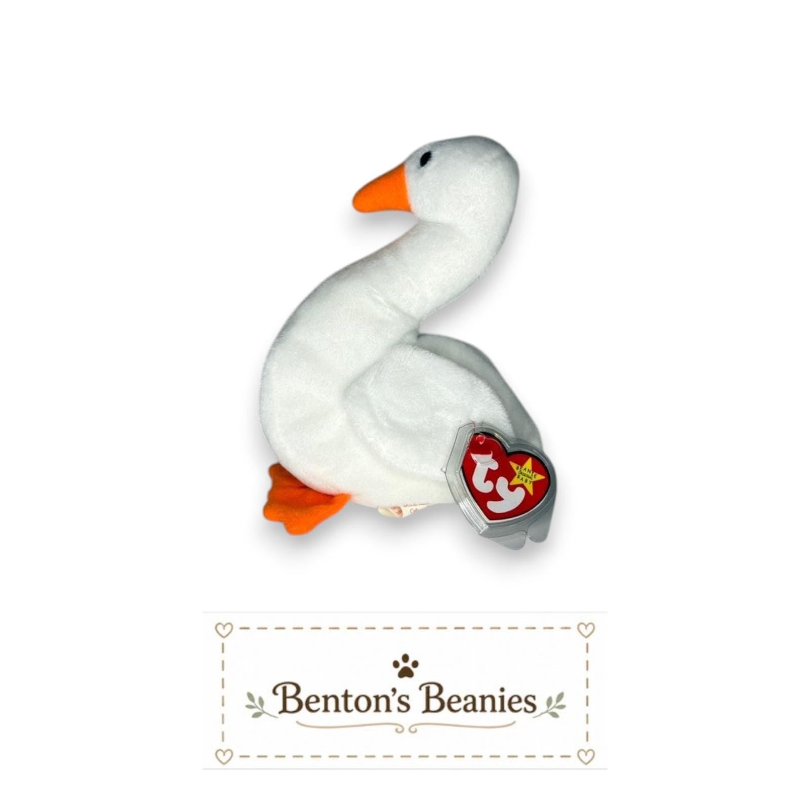 Gracie the Swan TY Beanie Baby | Mint Heart & Tush Tag