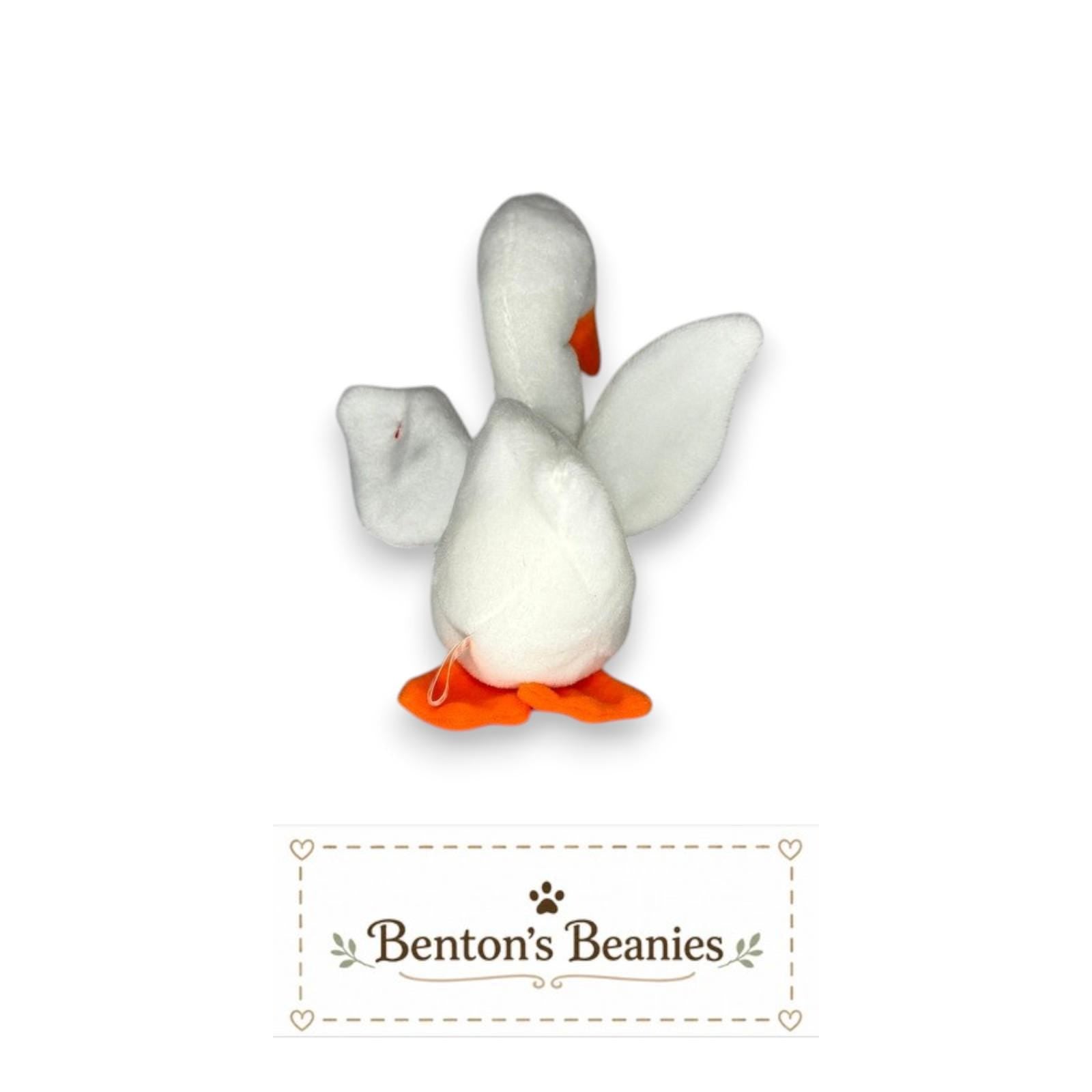 Gracie the Swan TY Beanie Baby | Mint Heart & Tush Tag