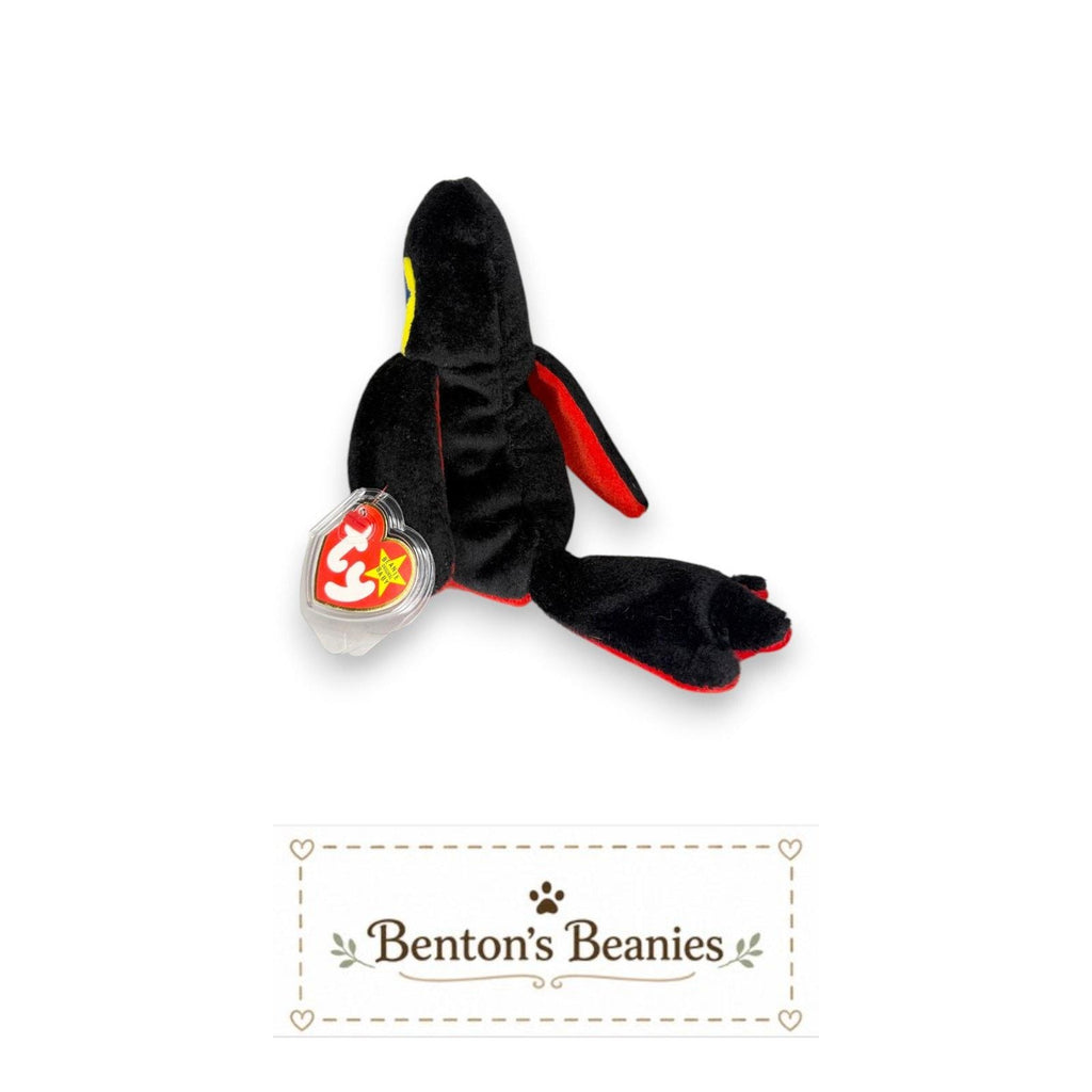 Kiwi the Toucan TY Beanie Baby | Mint Heart & Tush Tag