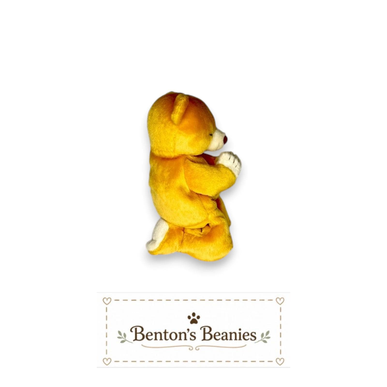Hope the Bear TY Beanie Baby | Mint Heart & Tush Tag