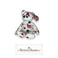 Glory the Bear TY Beanie Baby | Mint Heart & Tush Tag