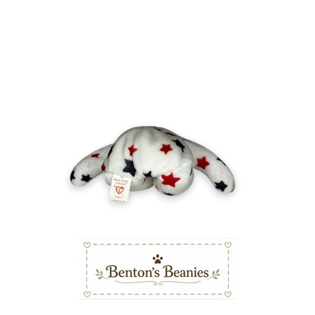Glory the Bear TY Beanie Baby | Mint Heart & Tush Tag
