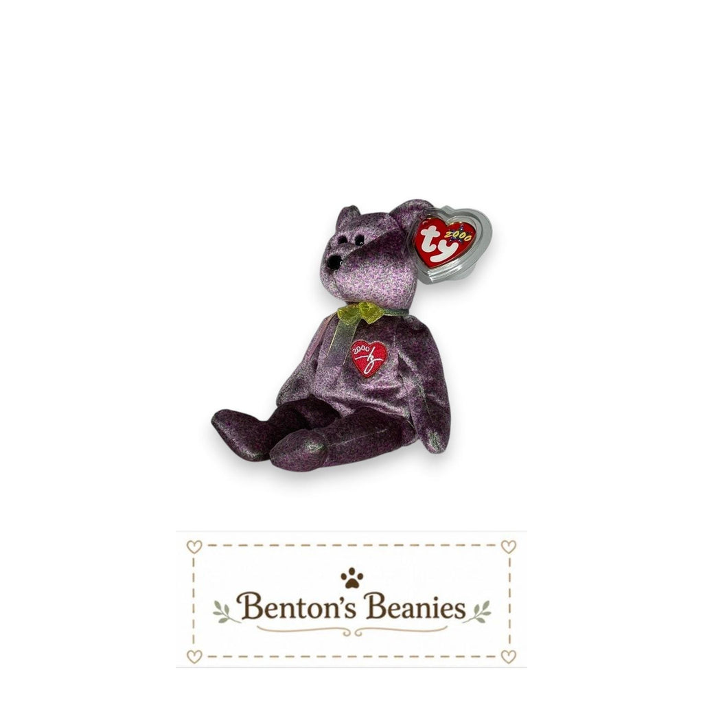2000 Signature Bear TY Beanie Baby | Mint Heart & Tush Tag