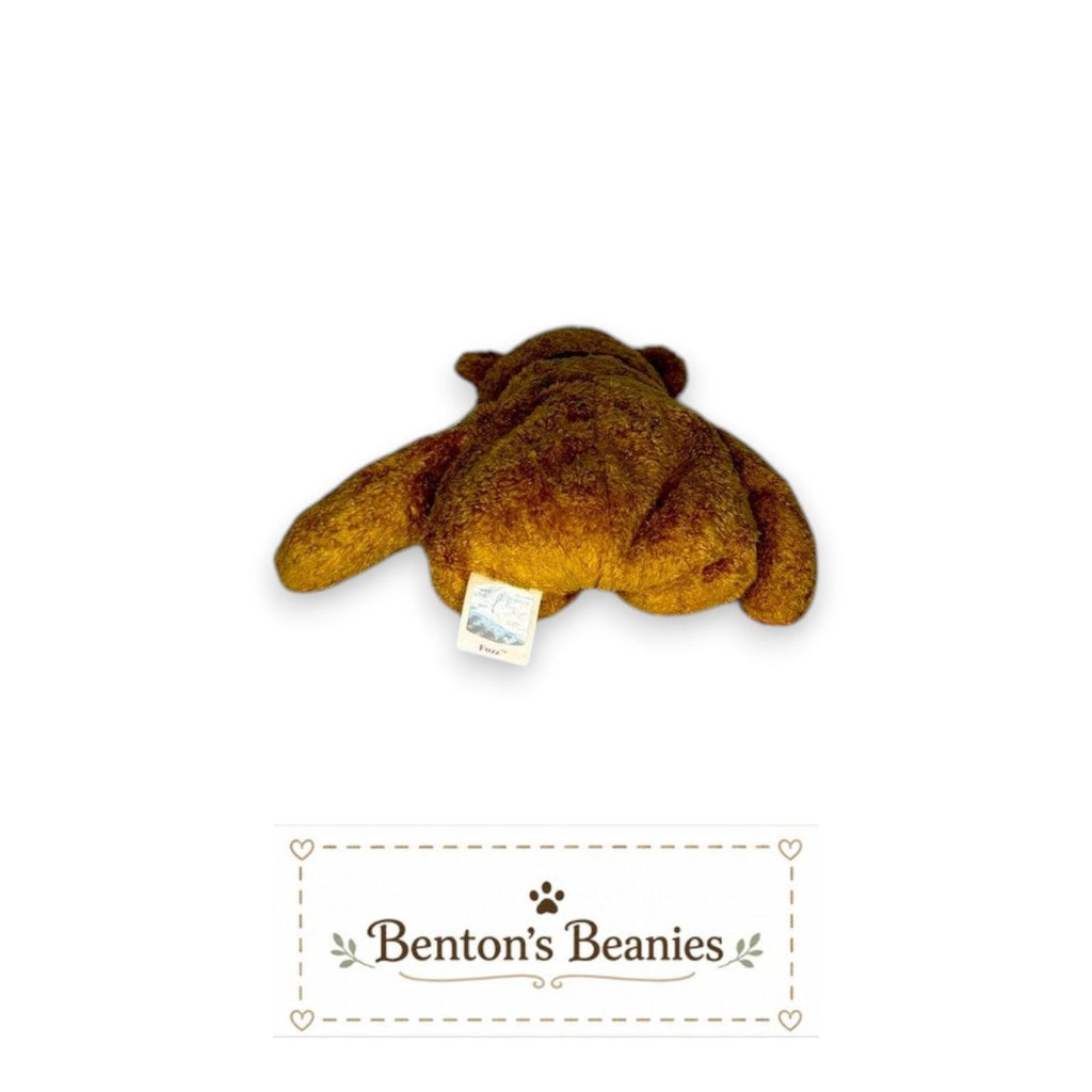 Fuzz the Bear TY Beanie Baby | Mint Heart & Tush Tag