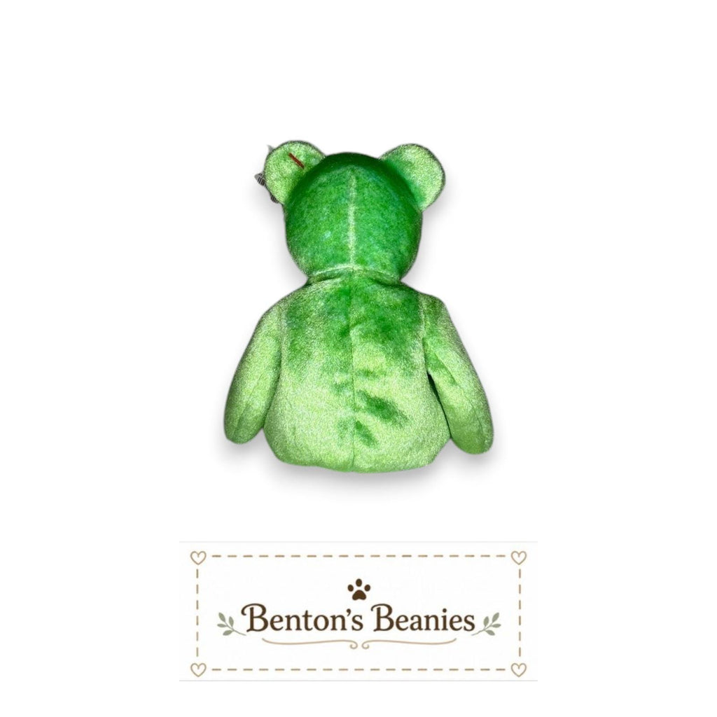 Kicks the Soccer Bear TY Beanie Baby | Mint Heart & Tush Tag