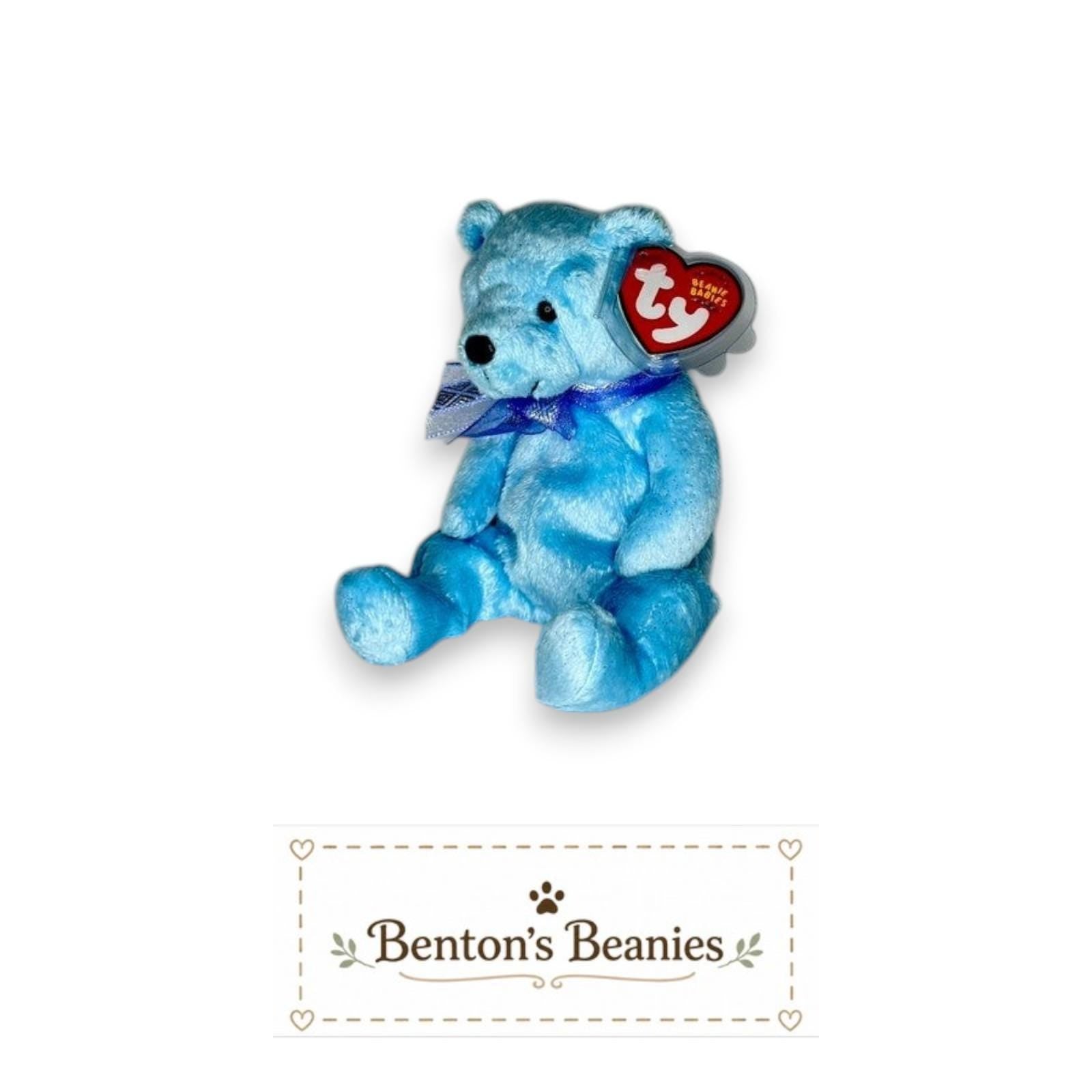 Lani the Bear TY Beanie Baby | Mint Heart & Tush Tag