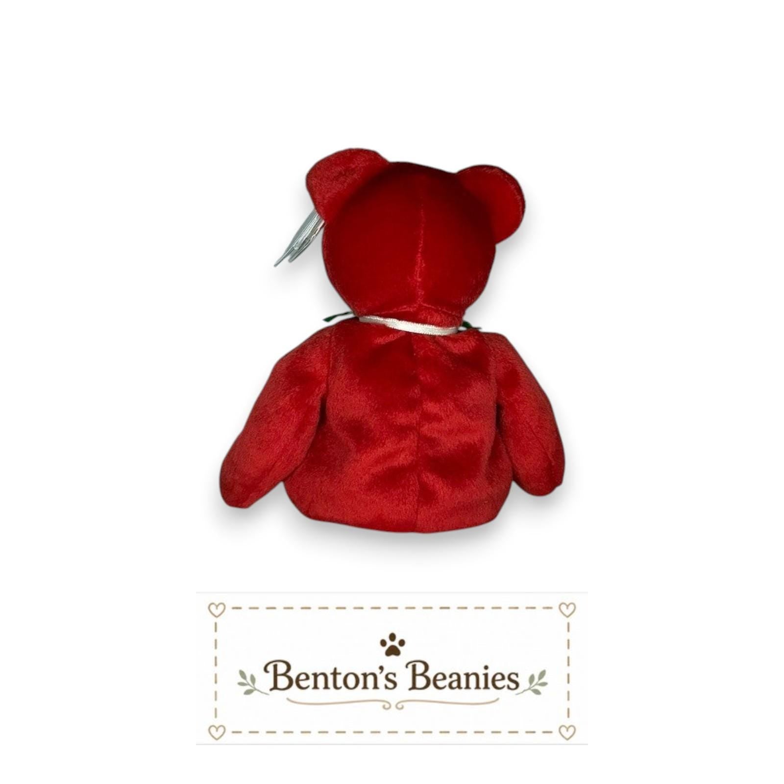 Osito the Bear TY Beanie Baby | Mint Heart/Tush Tag