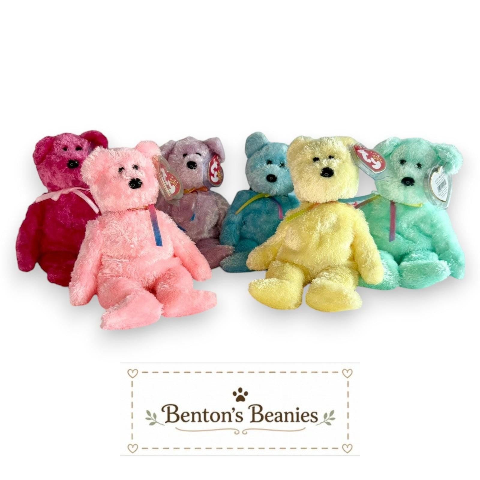 Sherbet the Bear Collection TY Beanie Baby | Mint Heart & Tush Tag