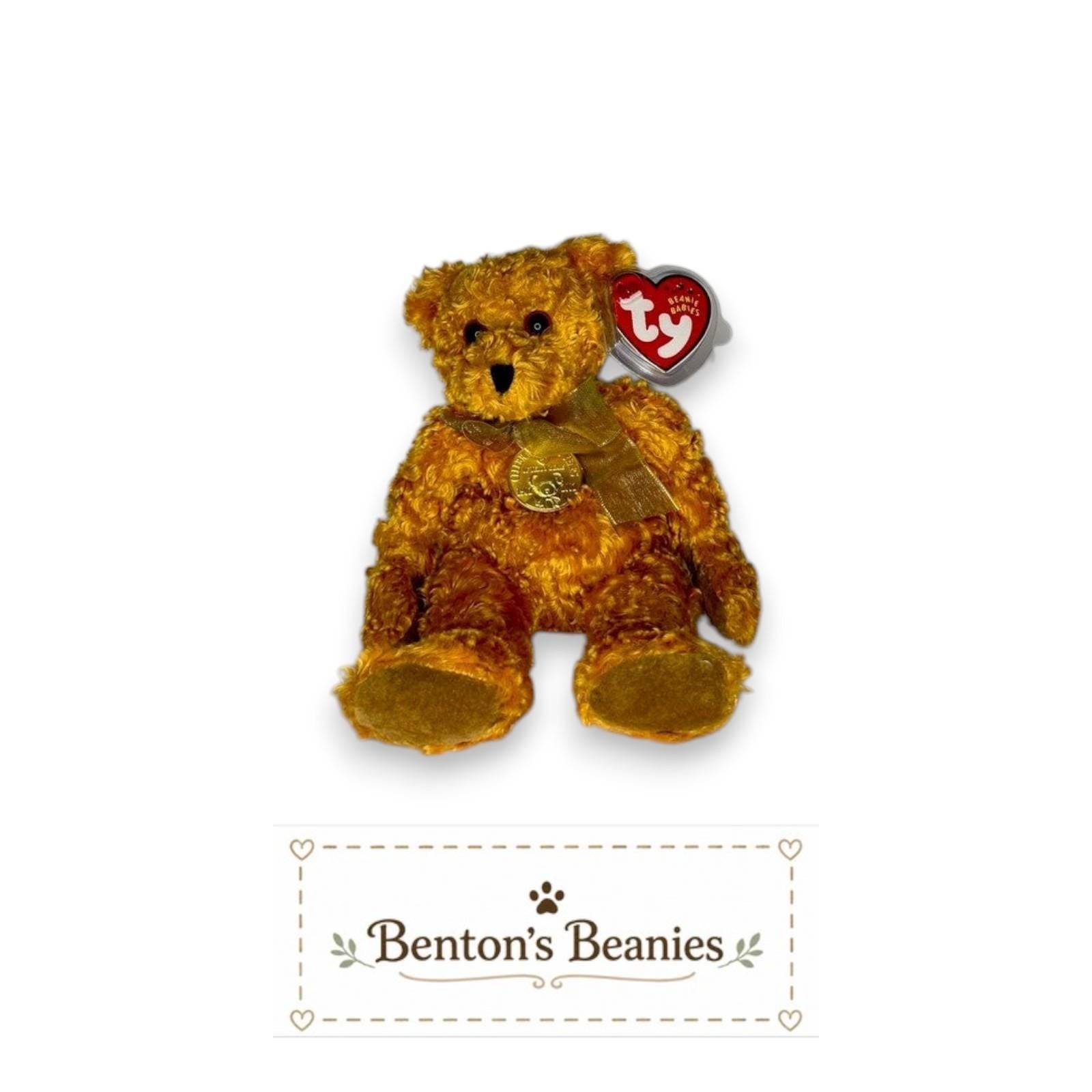Teddy the Bear TY Beanie Baby | Mint Heart & Tush Tag