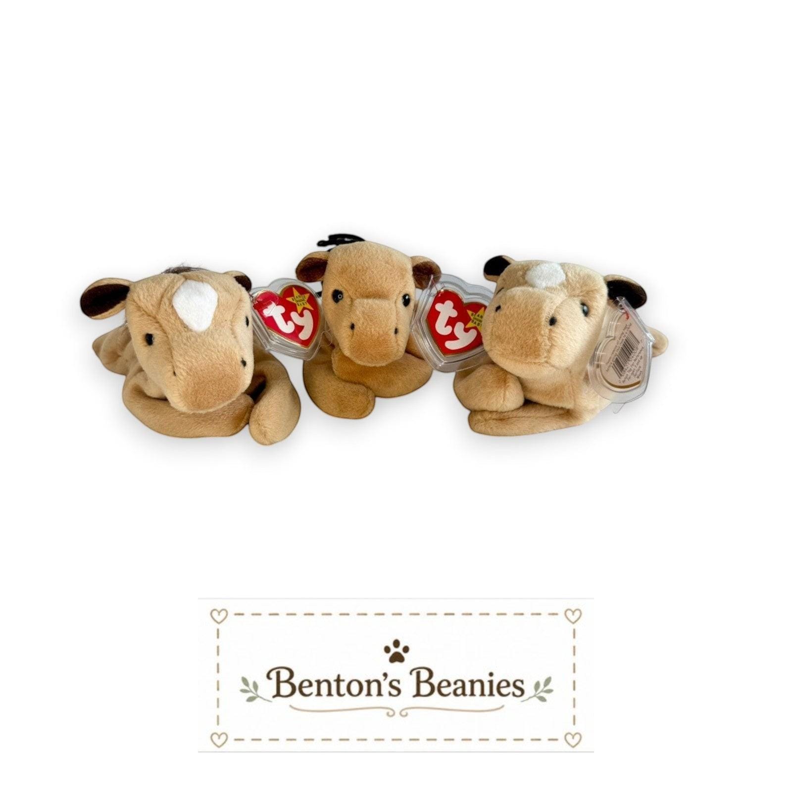 Derby the Horse TY Beanie Babies | Mint Heart & Tush Tag
