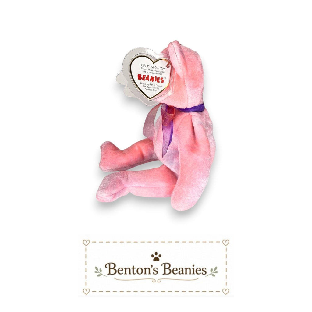 Mum the Bear TY Beanie Baby | Mint Heart & Tush Tag