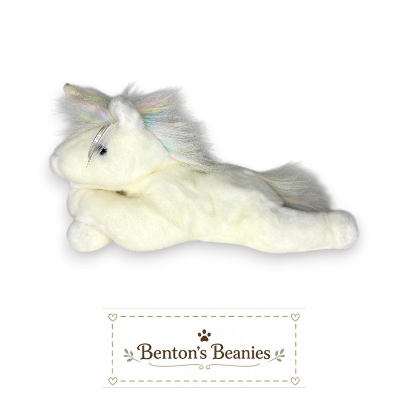Mystic the Unicorn TY Beanie Buddies | Mint Heart/Tush Tags