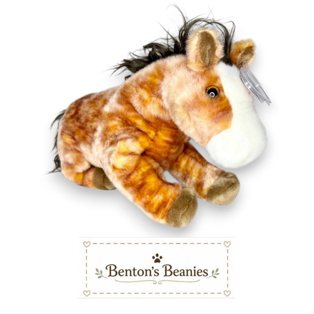 Oats the Horse TY Beanie Buddies | Mint Heart & Tush Tags