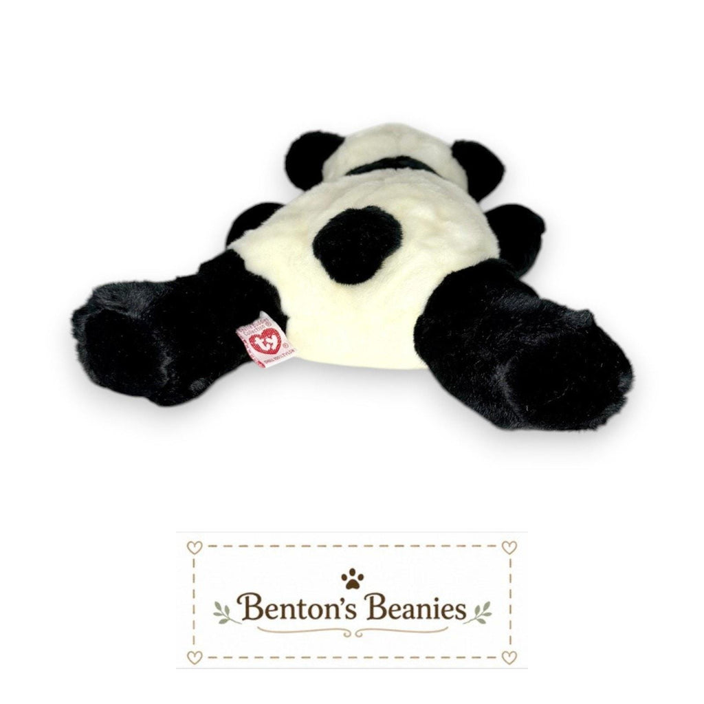 Peking the Panda Bear TY Beanie Buddies | Mint Heart/Tush Tags
