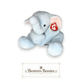 Squirt the Elephant TY Pillow Pal | Gentle Giant | Mint Heart Tag