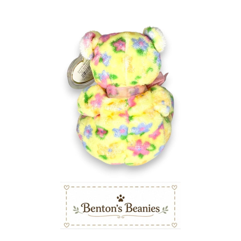 Bloom the Bear TY Beanie Baby | Mint Heart & Tush Tag