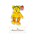 Victory the Bear TY Beanie Baby | Mint Heart & Tush Tag