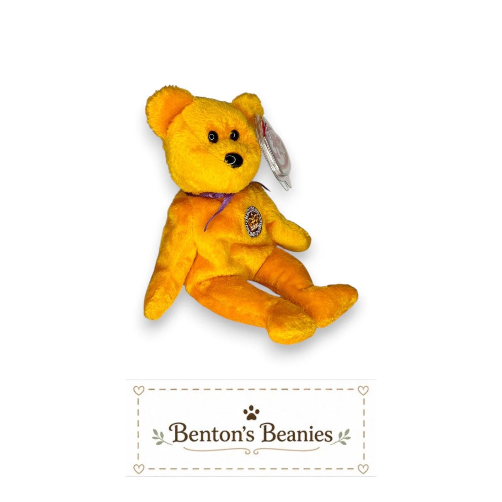Celebrations the Bear TY Beanie Baby | Mint Heart & Tush Tag