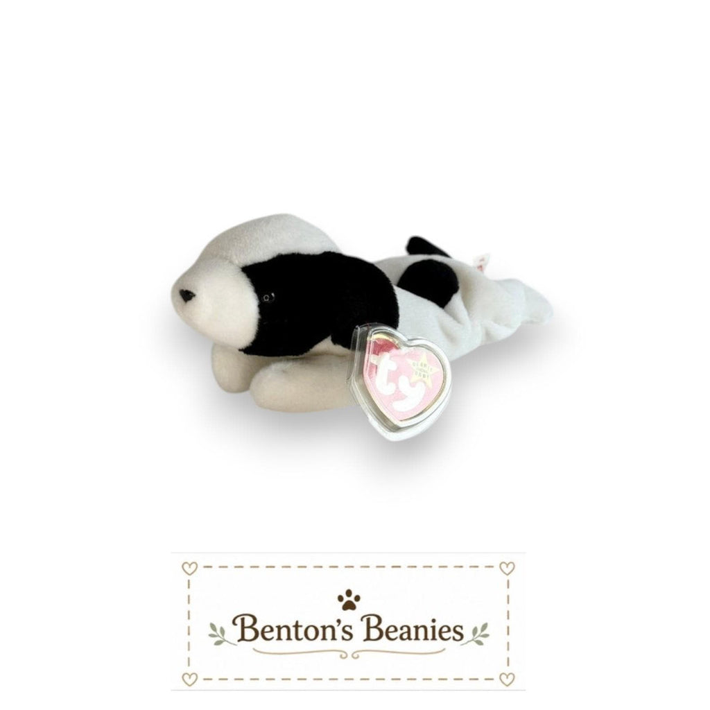 Spot the Dog TY Beanie Baby | Mint Heart & Tush Tag