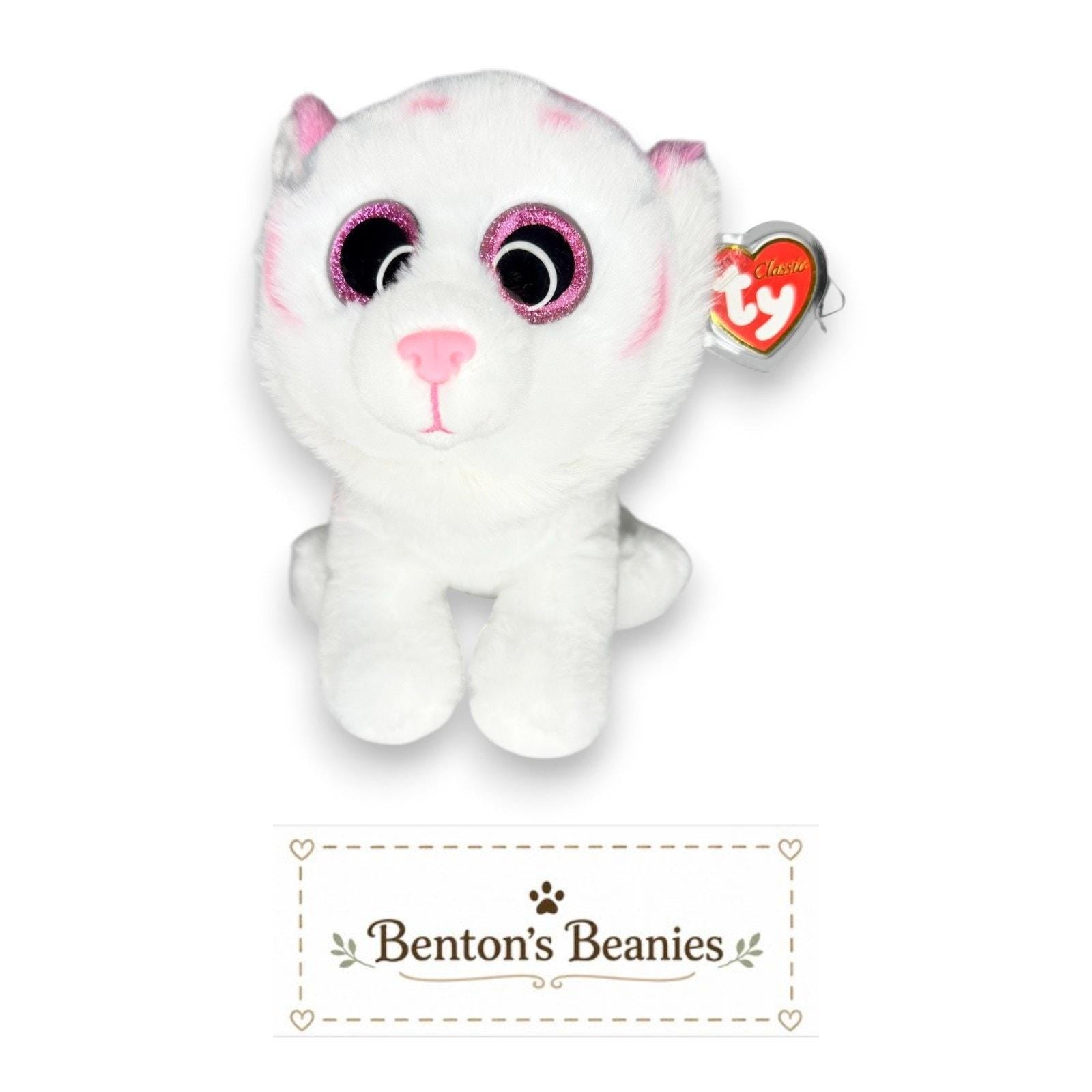 Tabor the Pink Tiger TY Classic | Mint Heart & Tush Tags