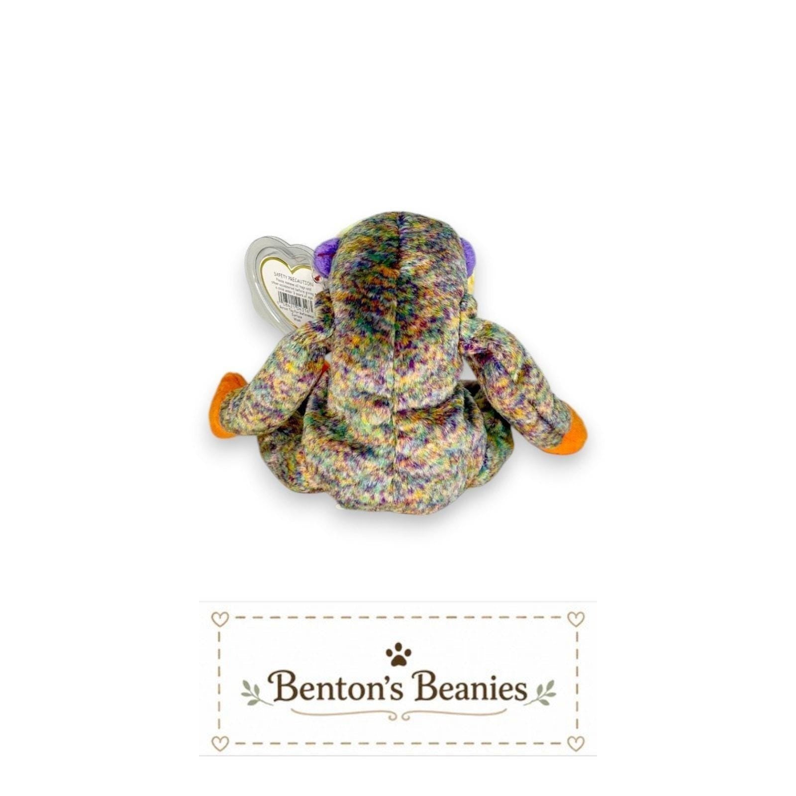 Bananas the Orangutan TY Beanie Baby | Mint Heart & Tush Tag