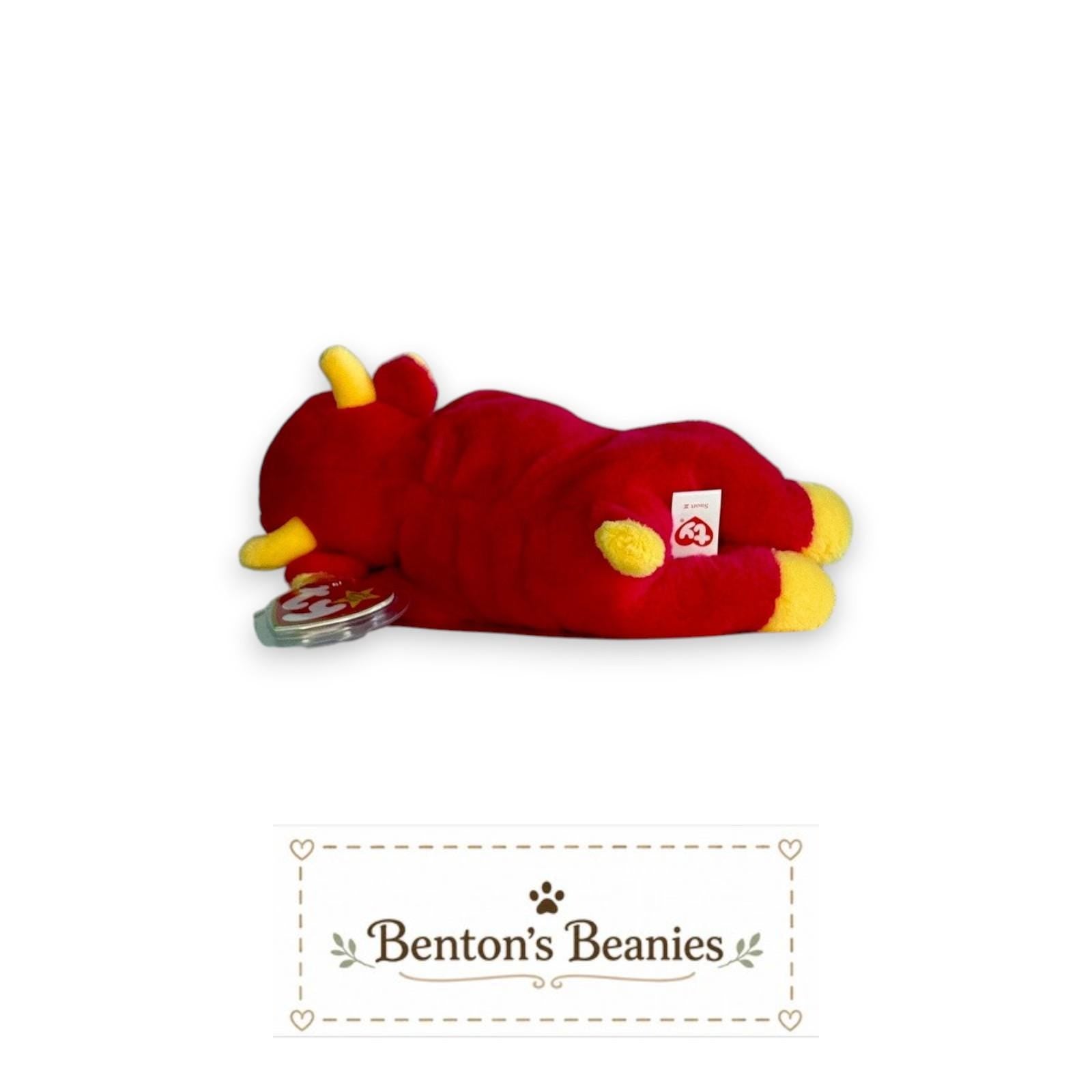 Snort II the Bull TY Beanie Baby | Mint Heart/Tush Tag NEW