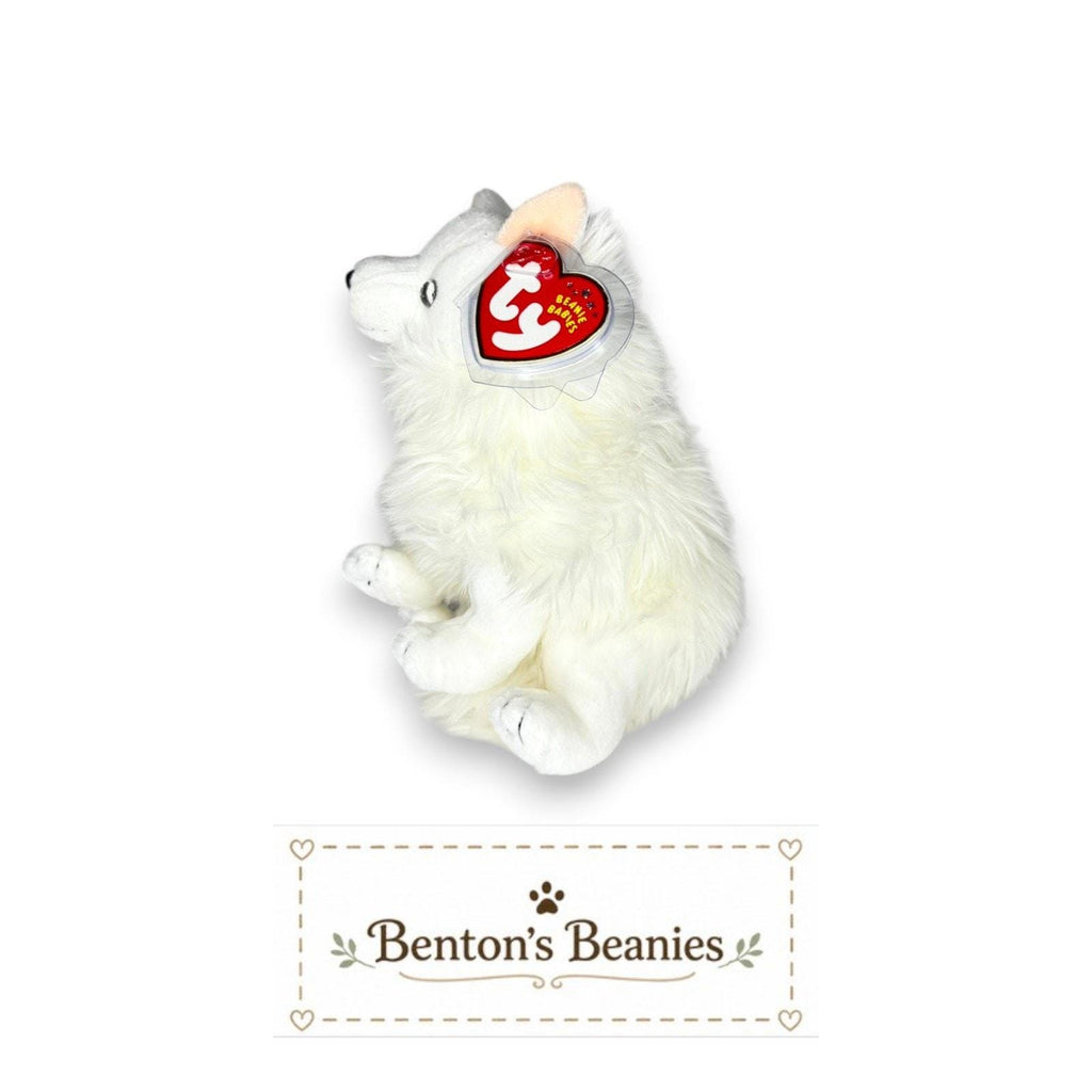 Snocap the Arctic Fox Ty Beanie Baby | Frosty Trailblazer | Mint Heart Tag