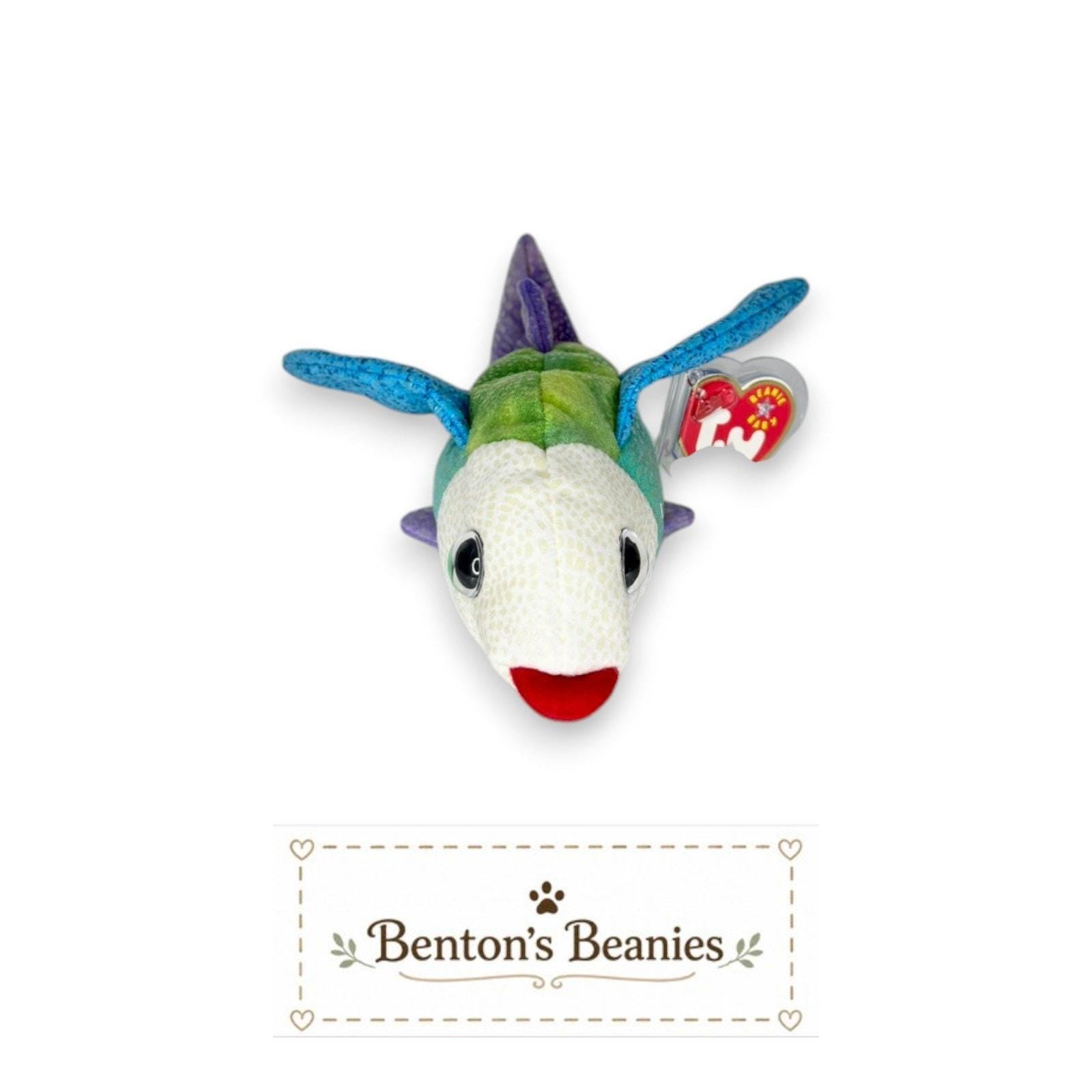 Propeller the Fish TY Beanie Baby | Mint Heart & Tush Tag